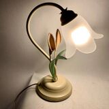 Lampe fleur vintage