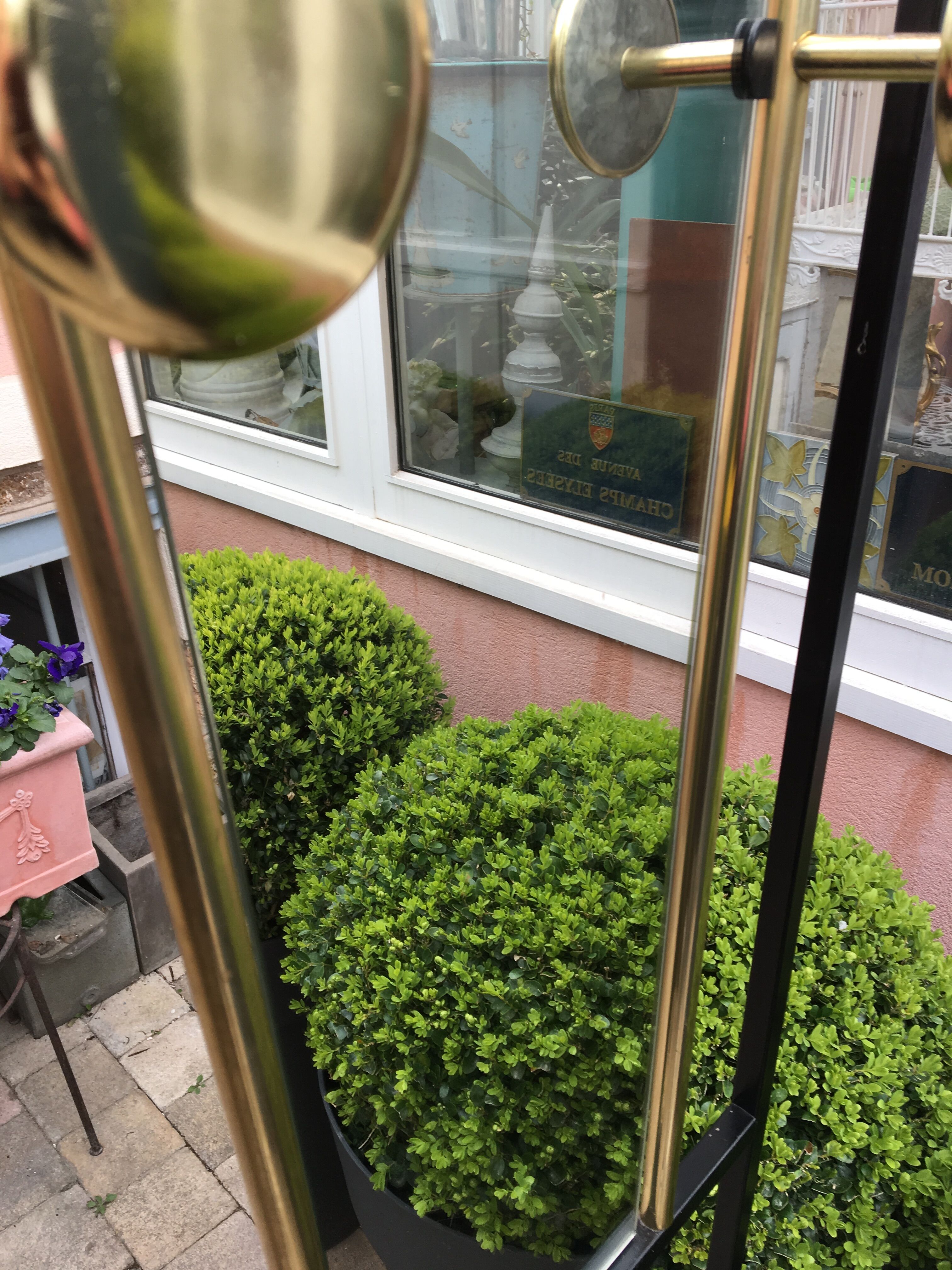 Vestiaire d’entrée miroir vintage 50