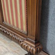 Large Renaissance-style coat rack in walnut from around 1850.