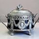Silverware, sugar bowl in silver Louis XVI style, hallmarks late 18th century.