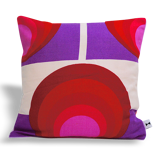 Geometric vintage 70's cushion