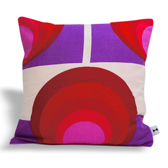 Geometric vintage 70's cushion