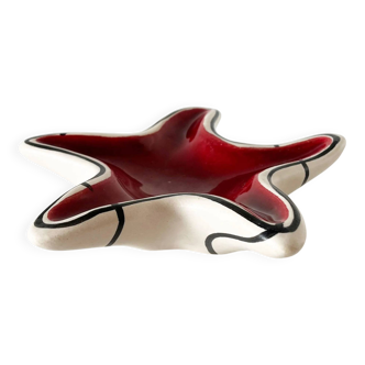 Starfish ceramic catchall 1950