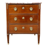 Small Louis XVI Style Mahogany Commode. Napoleon III period