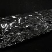Pieniek vase, grey glass, Huta Hortensja, Poland, 1970s