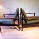 Pair of Danish Grete Jalk armchairs model Poul Jeppesen 56 in rosewood Denmark.