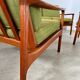 Living room set sofa armchair coffee table Scandinavian design 60s Swedish vintage teak
