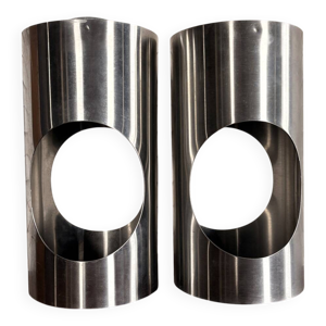 paire de lampes Space - acier