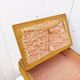 Old wooden folding sewing box