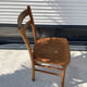 Chaise bois vintage