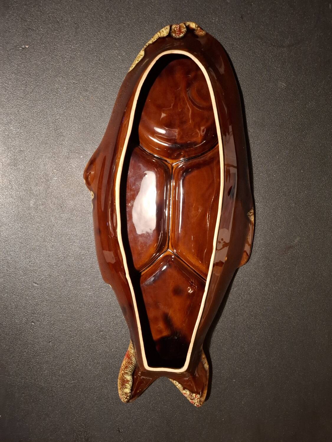 Vintage compartment plate Vallauris