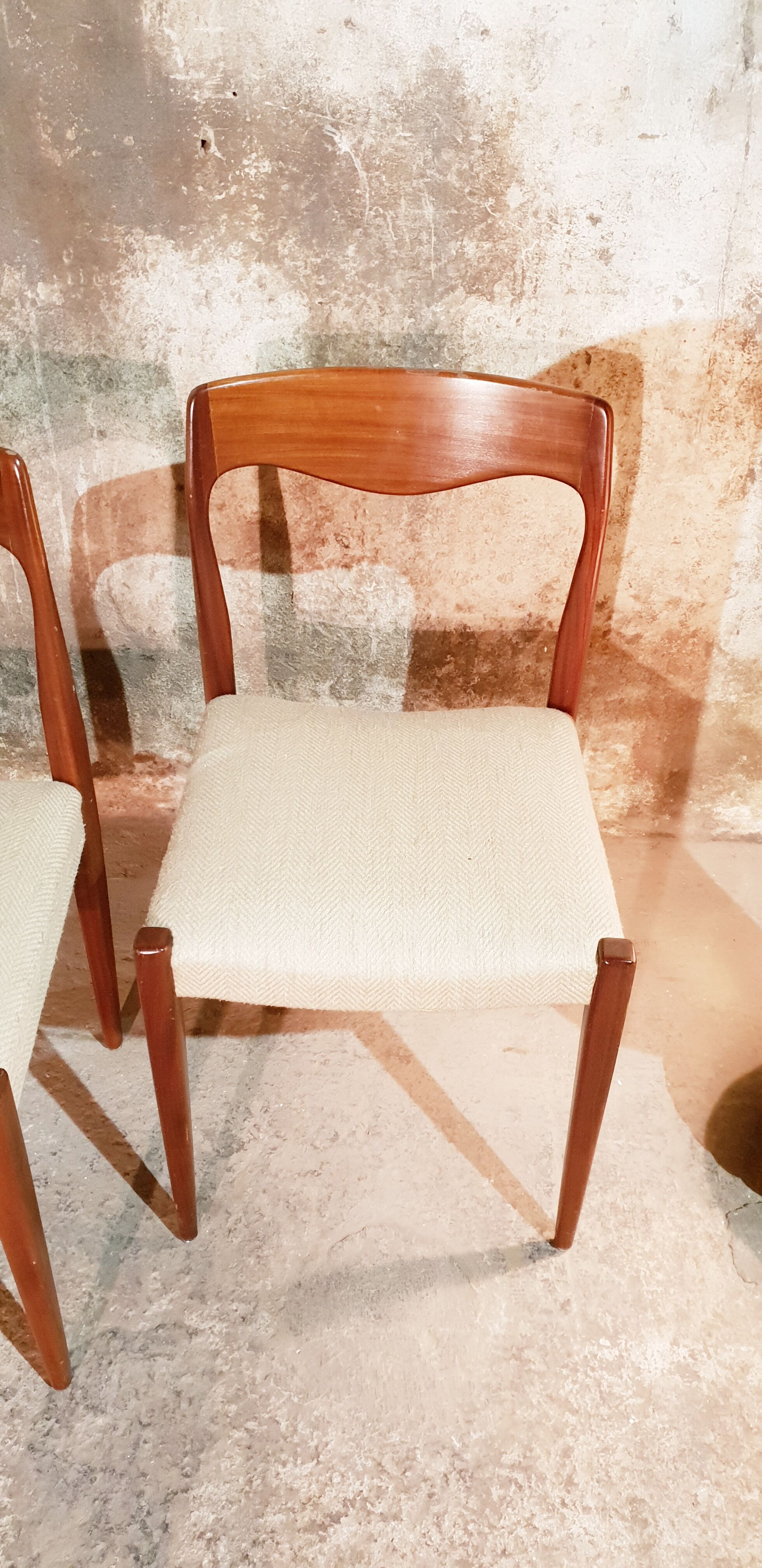 Set de 4 chaises scandinave vintage