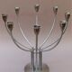 Scandinavian Modern Candleholder in Steel by M. Hagberg for Ikea, 1970s