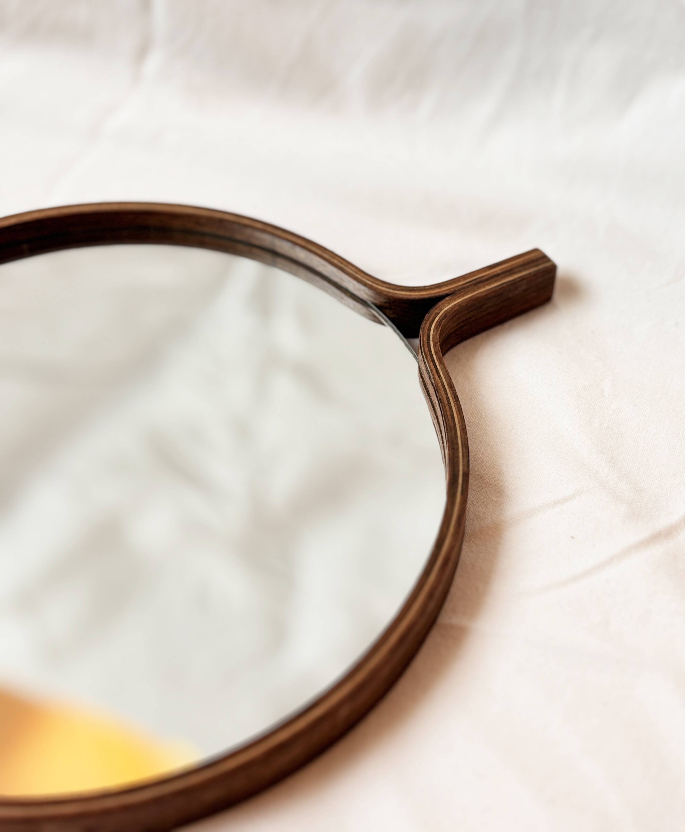 Double-sided Danish mirror, Bech & Starup for Den Permanente