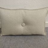 Pouf and its Sanderson cotton cushion