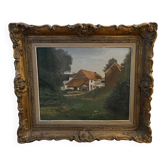 Painting: Oil on canvas - landscape