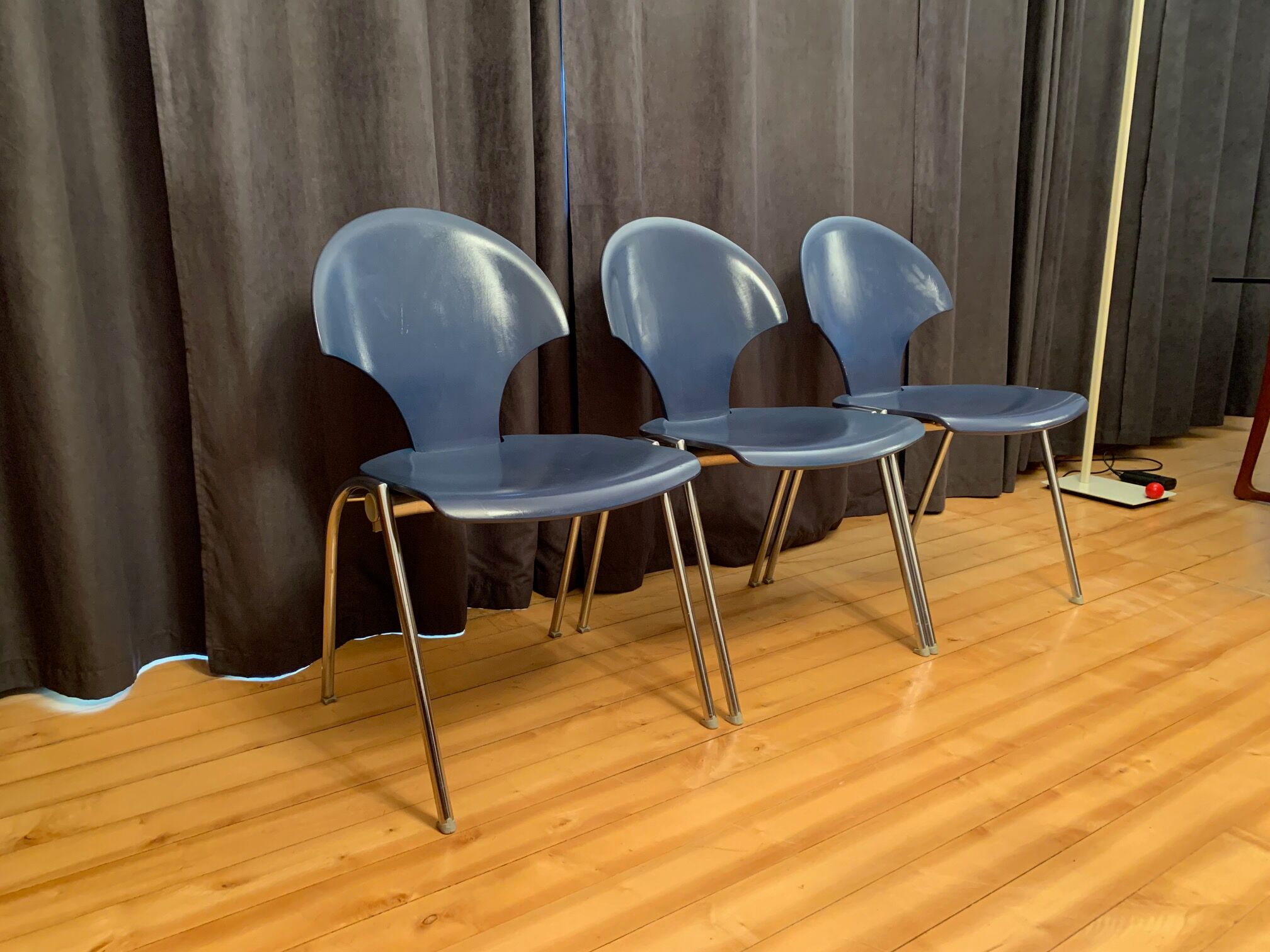 Set of three Kusch+Co chairs, Germany, 1980s