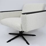 Vintage Deutsche Democratic Republic DDR, 60s, White Bouclé