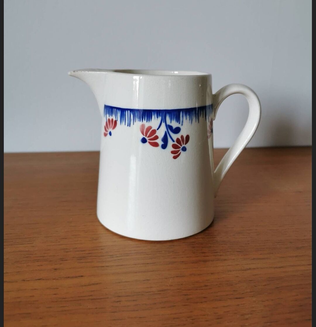 Badonviller earthenware milk jug