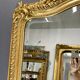 Miroir 156x106 ancien XIXè,dorure à la feuille d’or