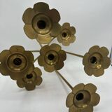 Bougeoir chandelier 7  branches fleurs