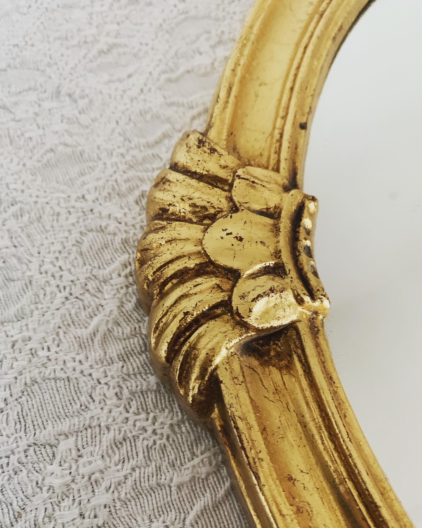 Golden wooden mirror  42x61cm