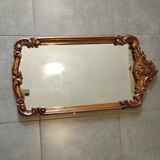 Large mirror in baroque rocaille rococo style