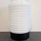 Black and white vintage design vase