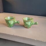 Pair of ceramic coffee cups