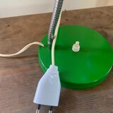 Green metal table lamp