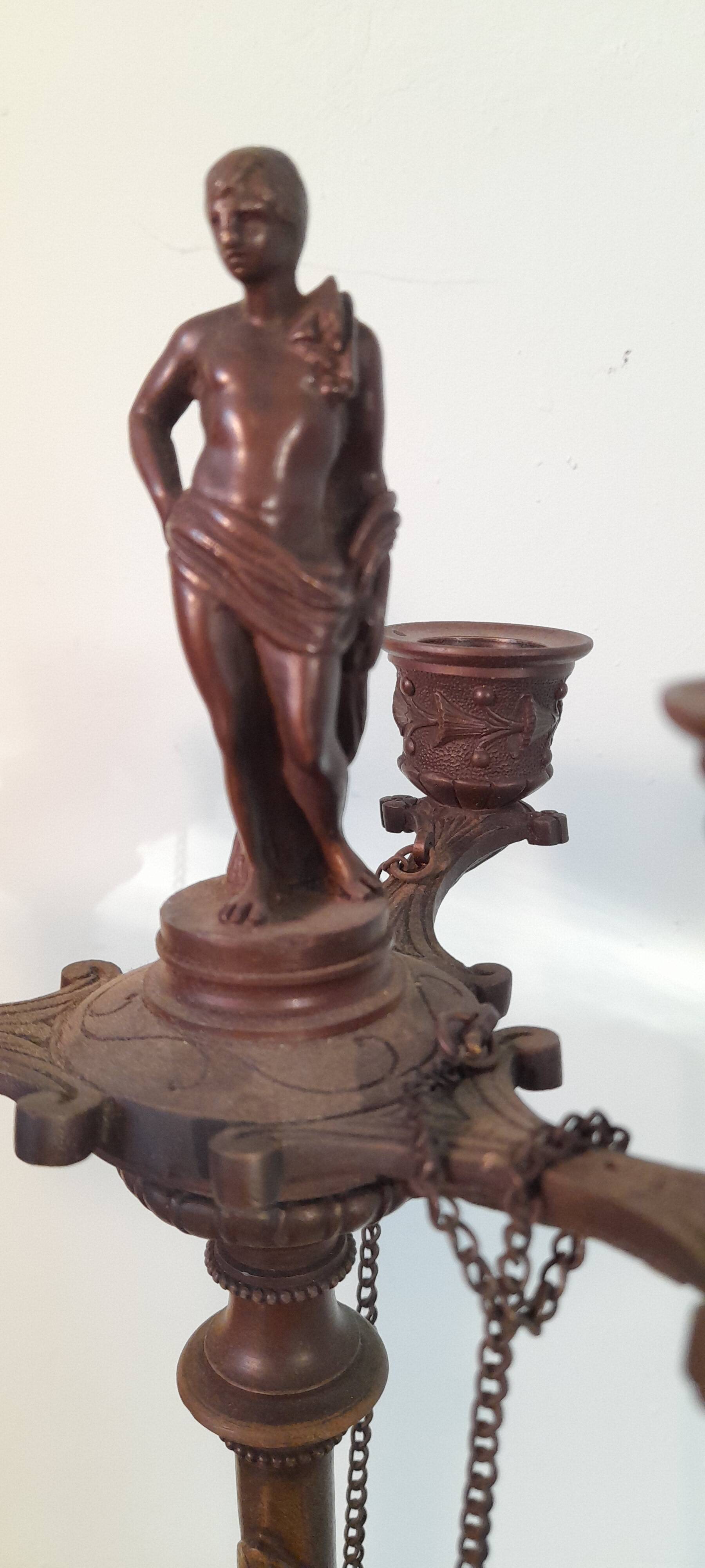 Napoleon III bronze candelabra