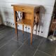 Pair of bedside tables with cherry wood lattices