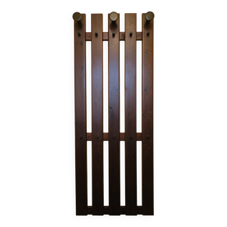 Mid century wall-mounted coat and hat rack, 1960s