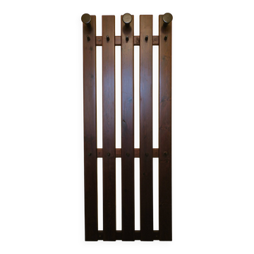 Mid century wall-mounted coat and hat rack, 1960s