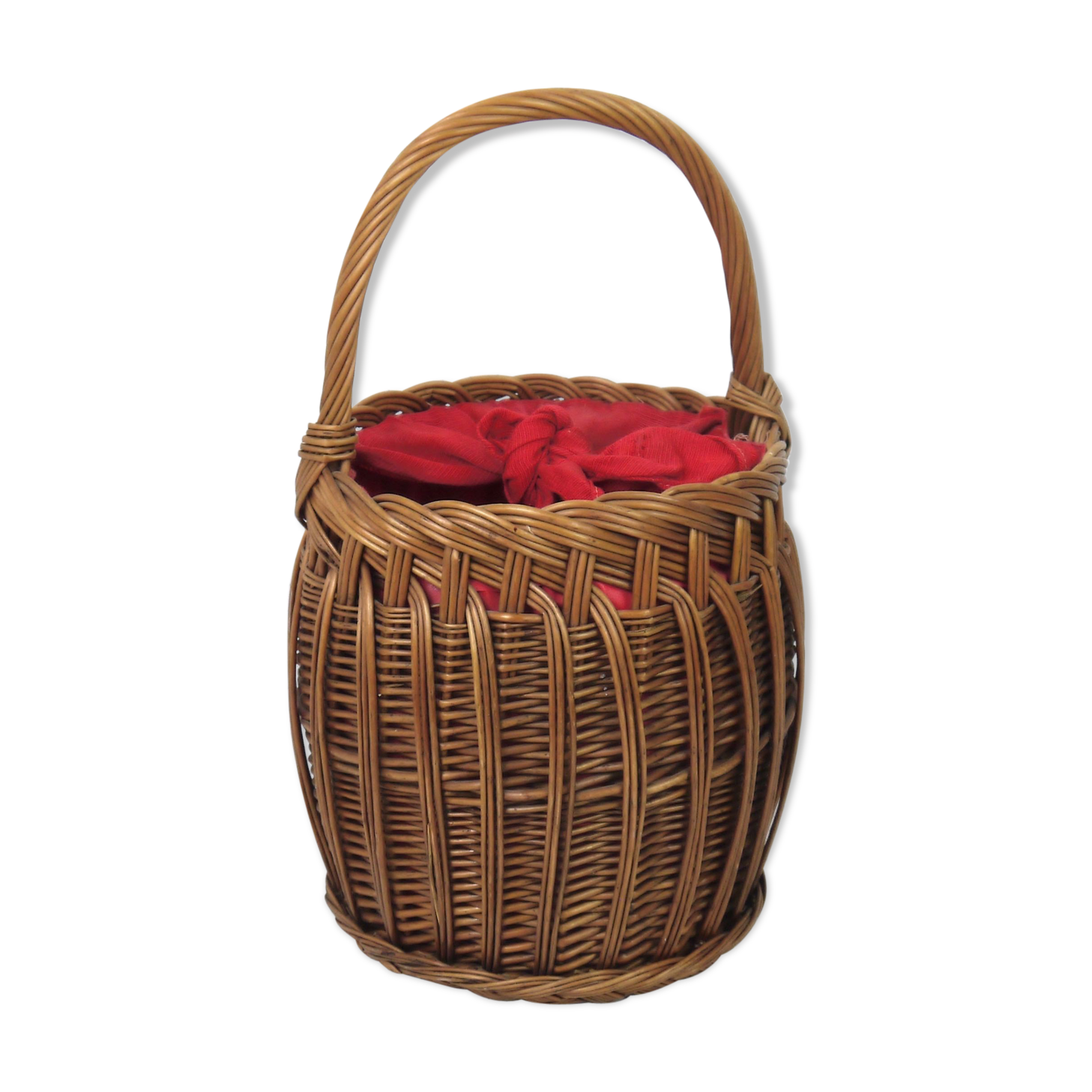Wicker for knitting basket