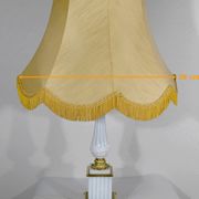 Lamp in Opline and Bronze, Louis XVI style – 1950