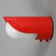 "U 99" Space-Age wall lamp by ABO Randers for indoor and outdoor use / Danish design / 1970s