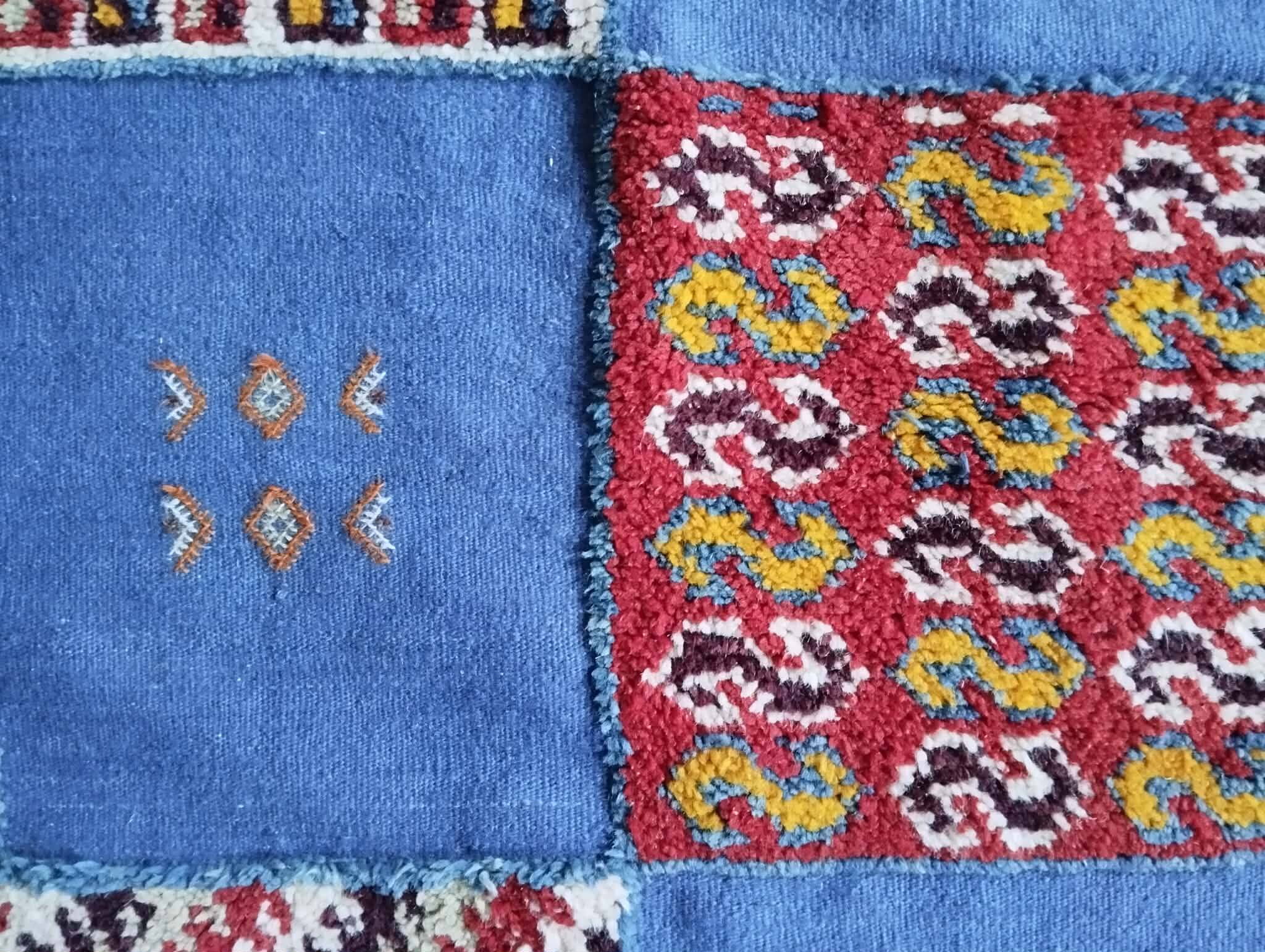 Handmade Berber Kilim Taznakht 108x70cm