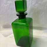 Carafe en verre verte