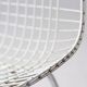 Set of 4 Eames wire chairs for Herman Miller with original Bikini seats by Girard.