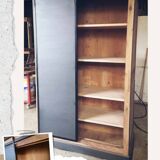 Armoire style industriel rangement