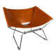 Pierre Paulin AP-14 cognac leather armchair for A. Polak, 1955