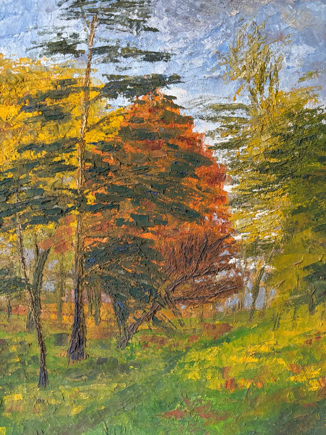 Paysage signé André Gervais de 1976