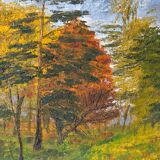 Landscape signed André Gervais from 1976