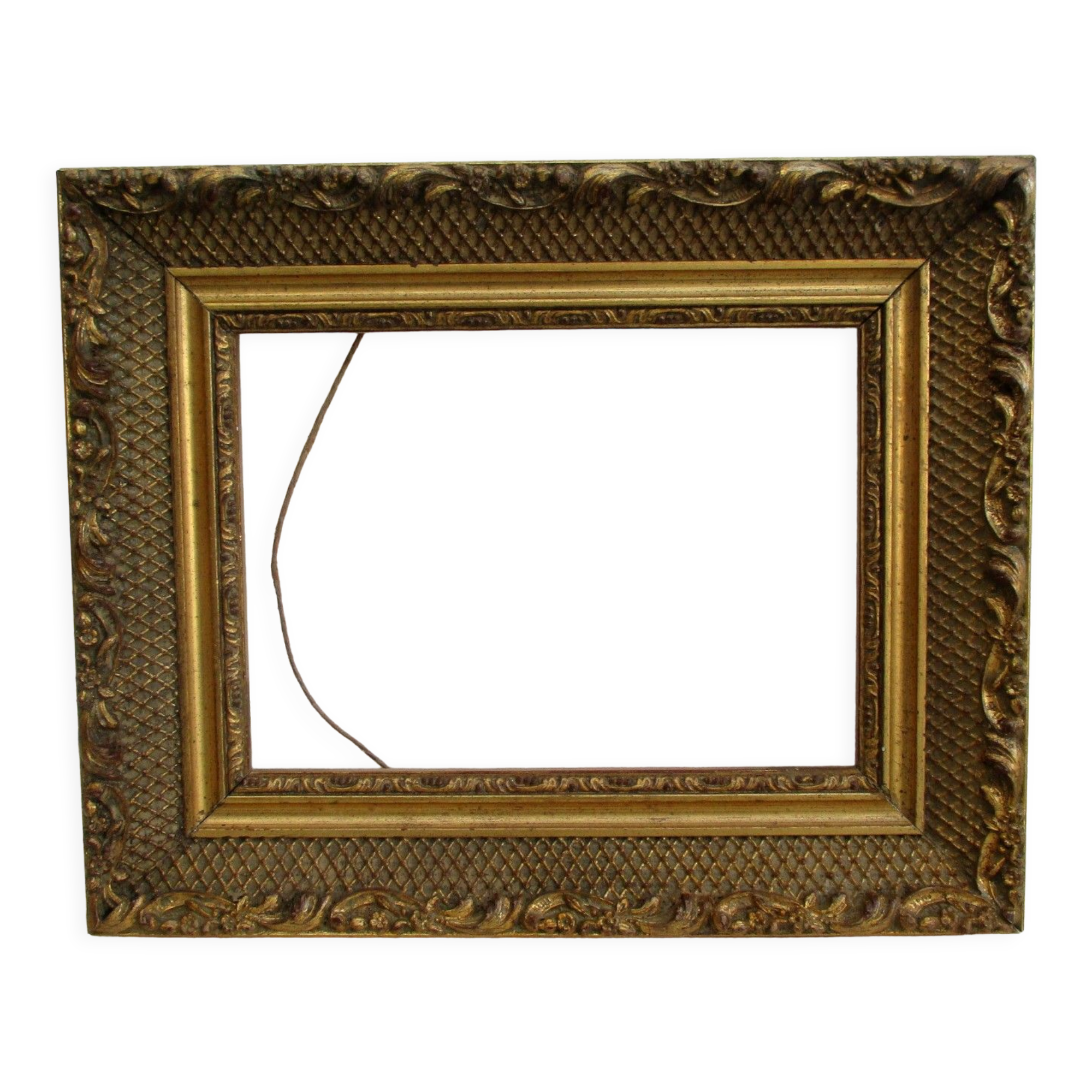 Vintage gilded wood frame for subject 134 x 182