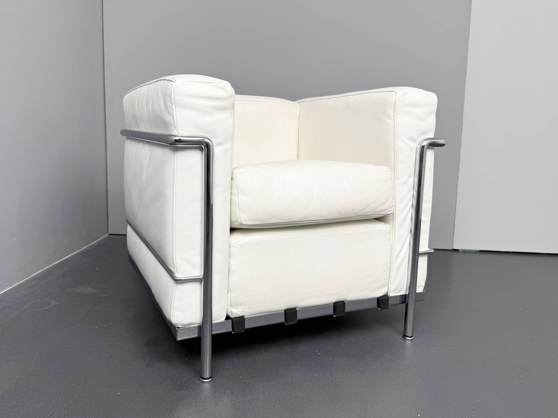 LC2 armchair by Le Corbusier for Cassina, Italy, 2000s