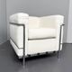 LC2 armchair by Le Corbusier for Cassina, Italy, 2000s