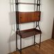 Secrétaire vintage avec rangement fermé et étagère