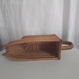 Rattan bottle holder