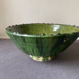 Emerald green Tamegroute salad bowl D28